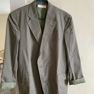 Vintage Khaki Brooks Brothers Blazer Sport Coat Green 60s NWT